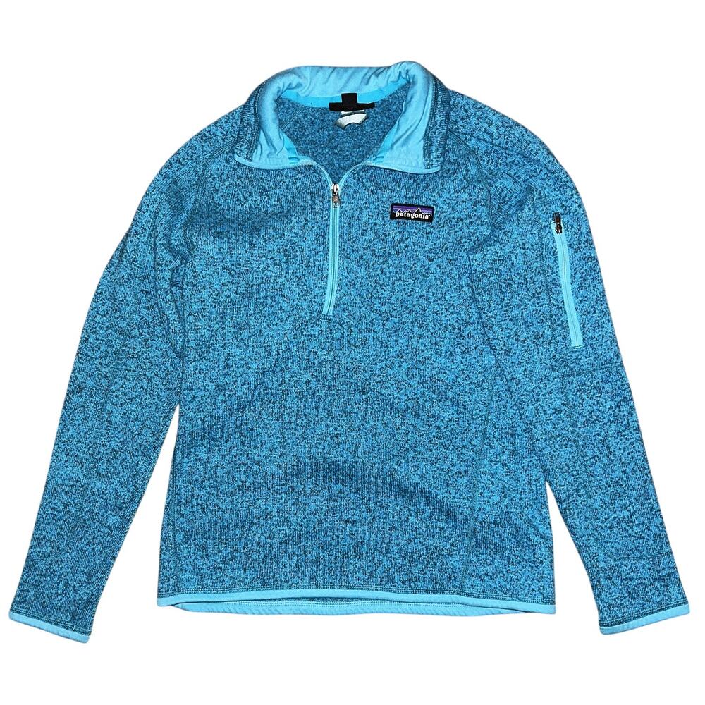 Patagonia 1/4 Zip Better Sweater Teal Pullover Women's Small
